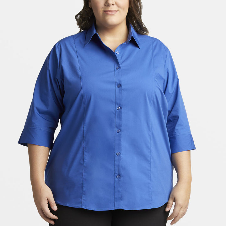 Blouse Havana¨Plus¨ Extensible Pour Femme Manches 3/4