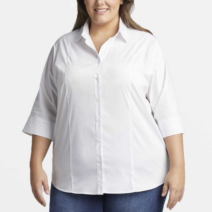 Blouse Havana¨Plus¨ Extensible Pour Femme Manches 3/4