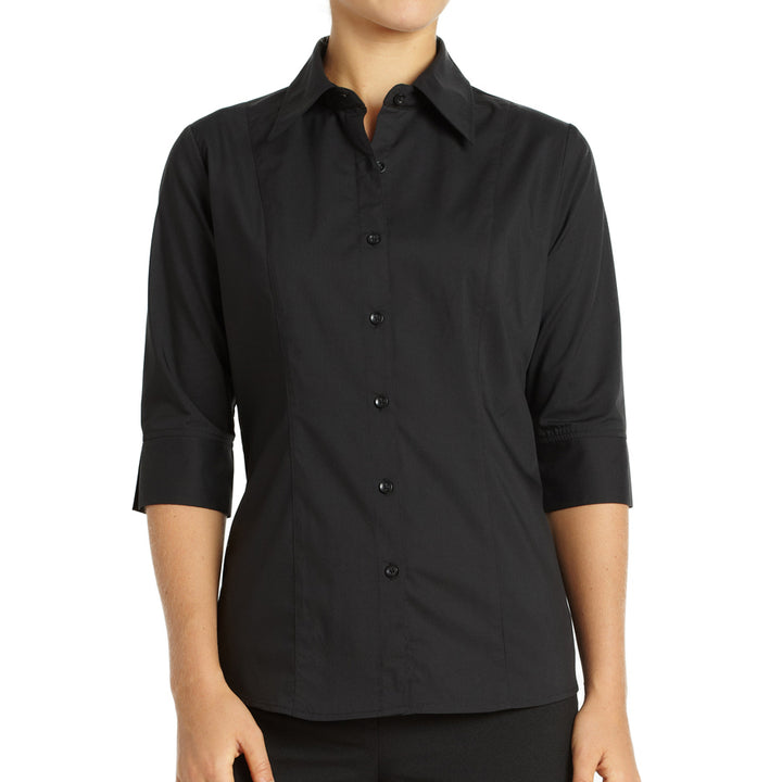 Blouse Havana Extensible Pour Femme Manches 3/4