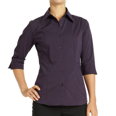 Blouse Havana Extensible Pour Femme Manches 3/4