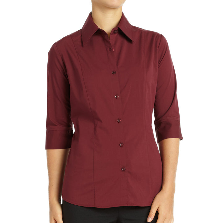 Blouse Havana Extensible Pour Femme Manches 3/4