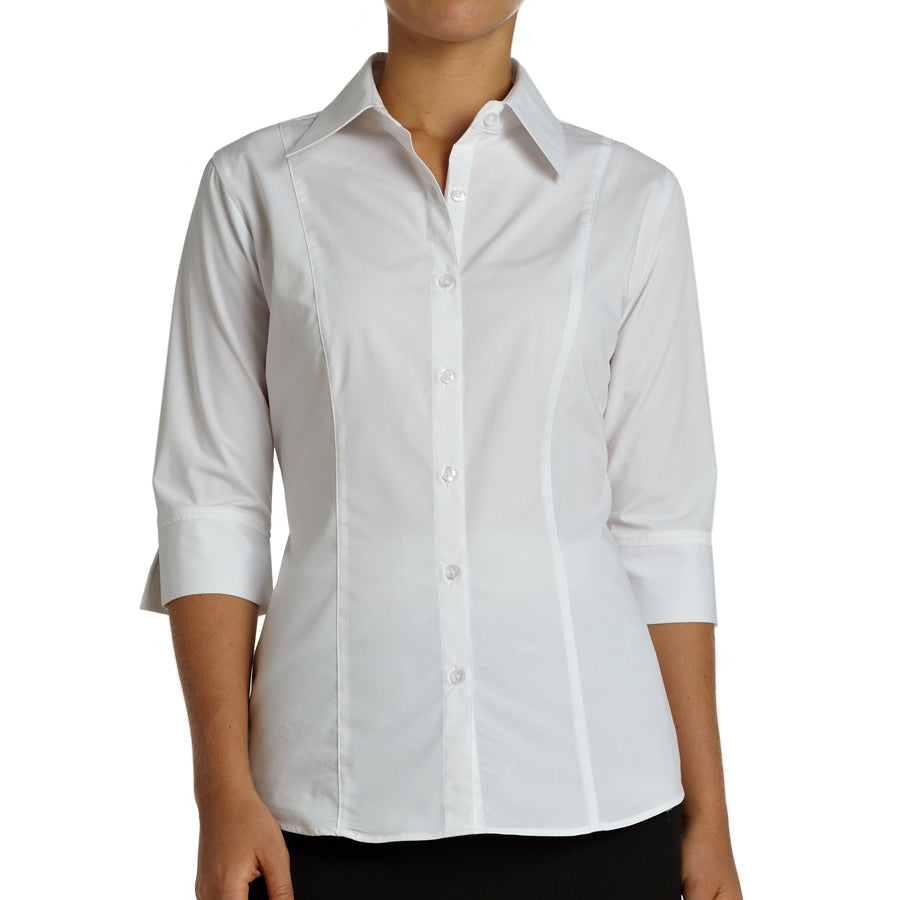 Blouse Havana Extensible Pour Femme Manches 3/4