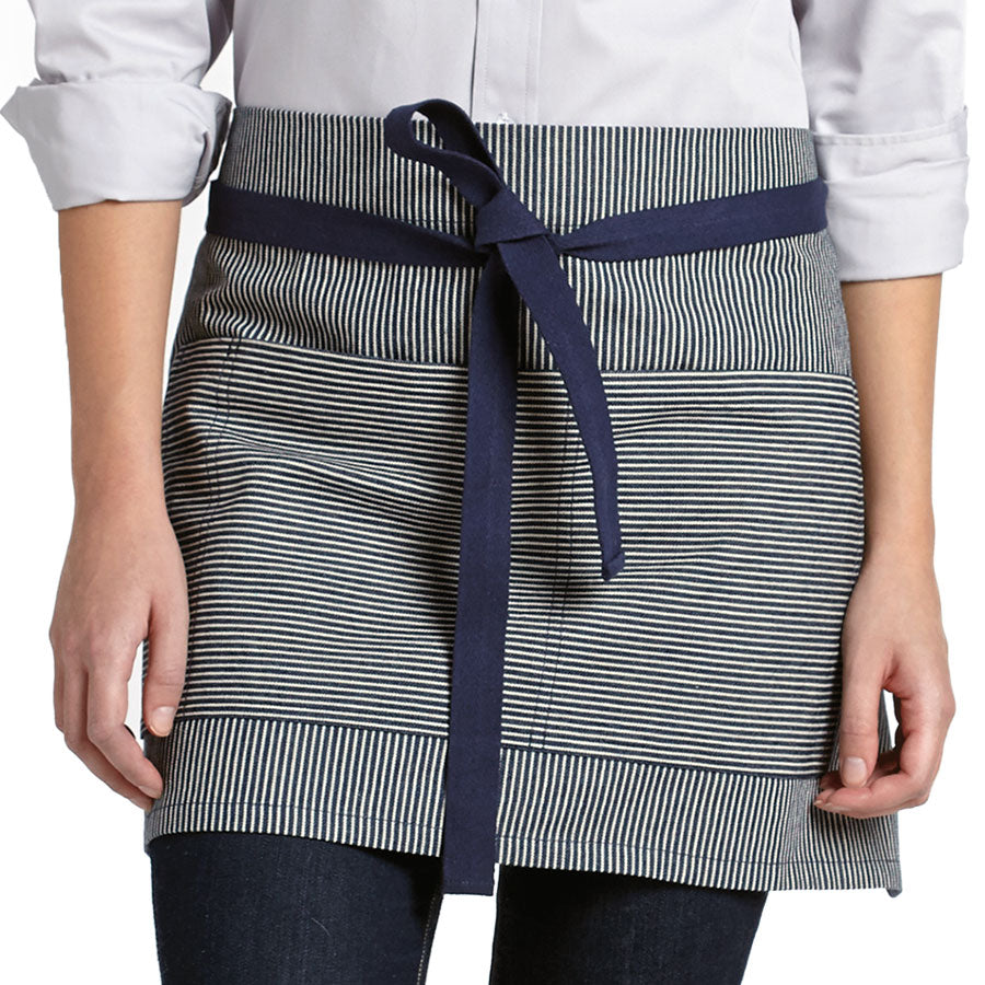 Striped Denim Billy Waist Apron