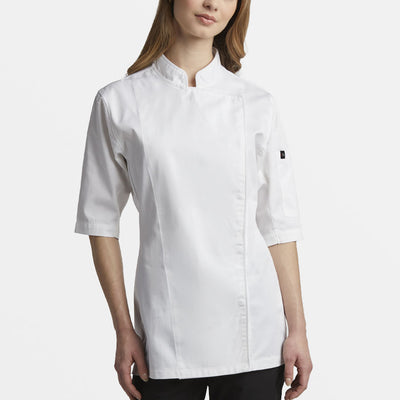 Veste De Chef Breeze Manches Courtes Pour Femme