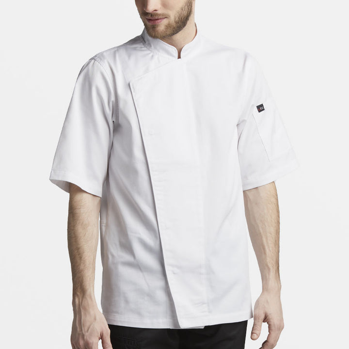 Veste De Chef Breeze Manches Courtes Pour Homme