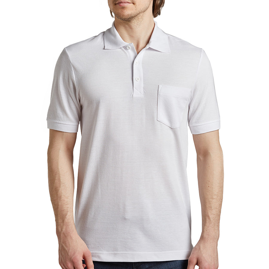 Polo Manches Courtes Avec Poche Pour Homme