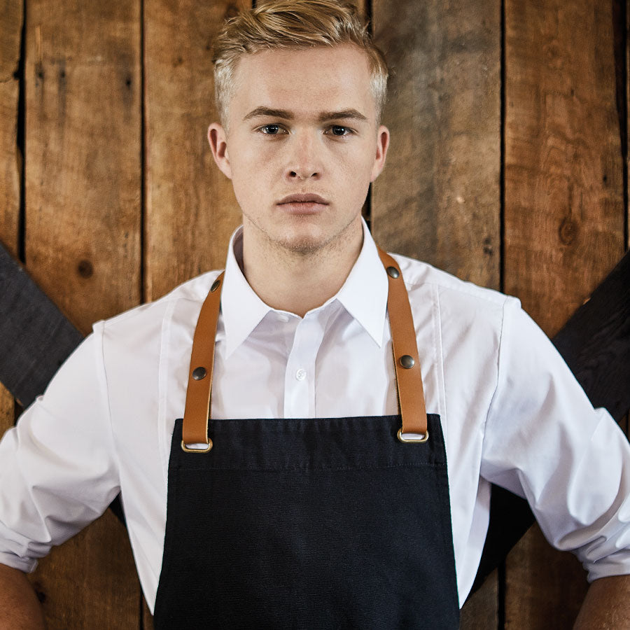 Sangle De Cou En Cuir Véritable Pour Tablier Bavette Billy