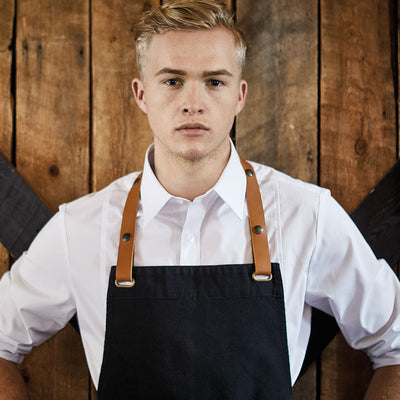 Sangle De Cou En Cuir Véritable Pour Tablier Bavette Billy