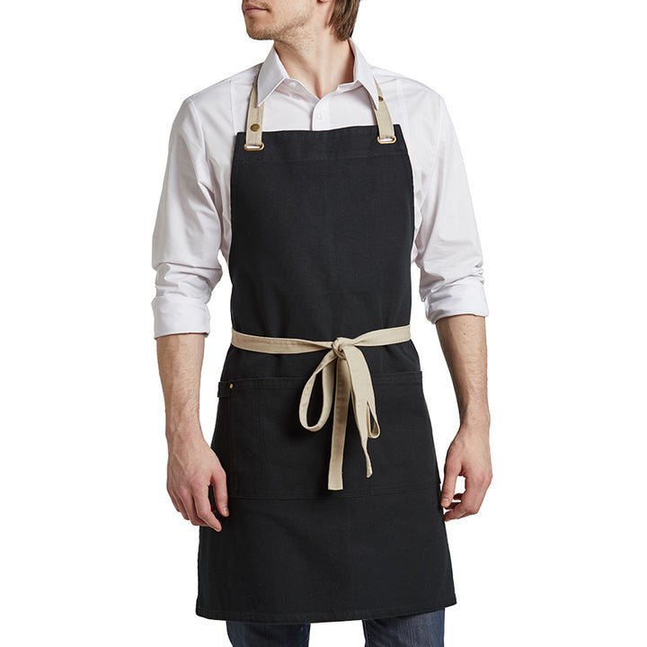 Tablier Bavette Riveté Billy En Toile Brute