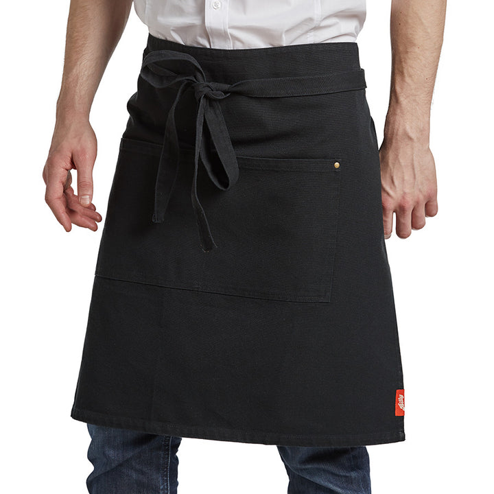 Tablier Bistro Riveté Billy En Toile Brute