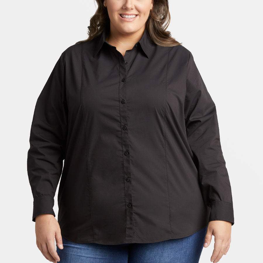 Women's Havana Blouse ¨Plus¨ stretch Long Sleeves