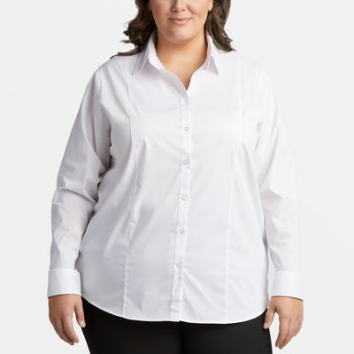 Blouse Havana¨Plus¨ Extensible Pour Femme Manches Longues