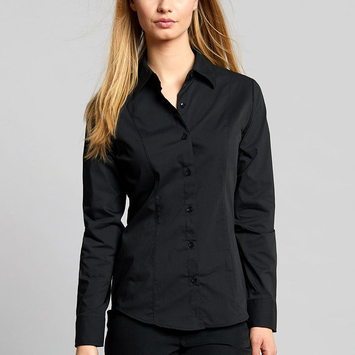 Blouse Havana Extensible Pour Femme Manches Longues