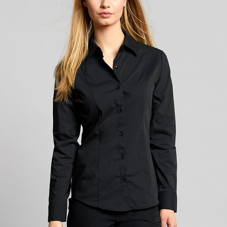 Blouse Havana Extensible Pour Femme Manches Longues