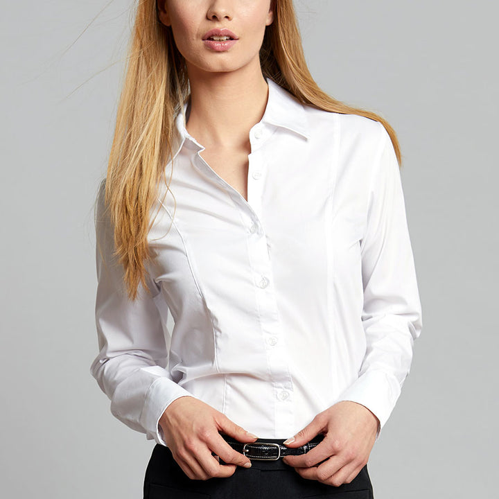 Blouse Havana Extensible Pour Femme Manches Longues