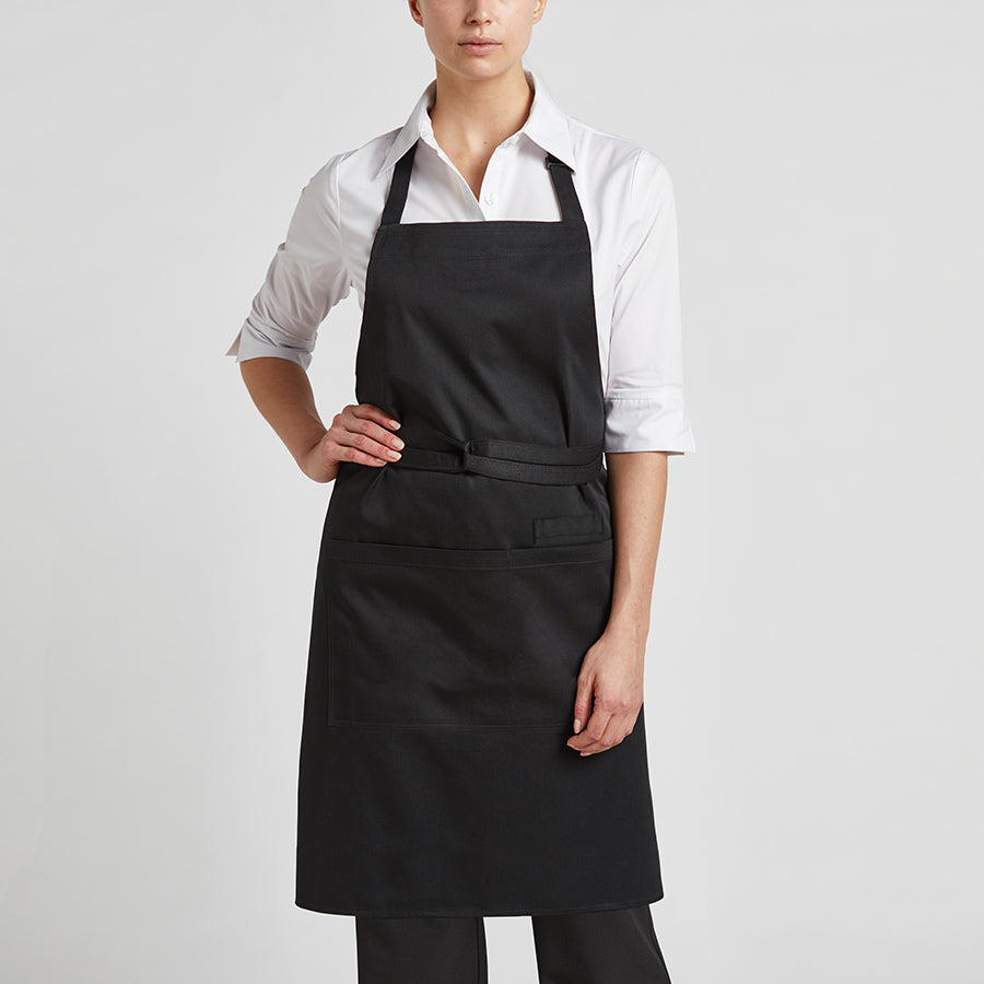 Gusto Bib Apron With Pockets And Adjustable Neck Strap