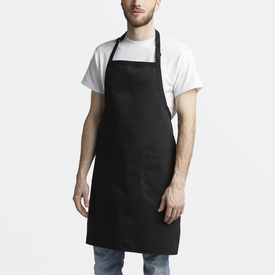 Econo Bib Apron With Two Pockets