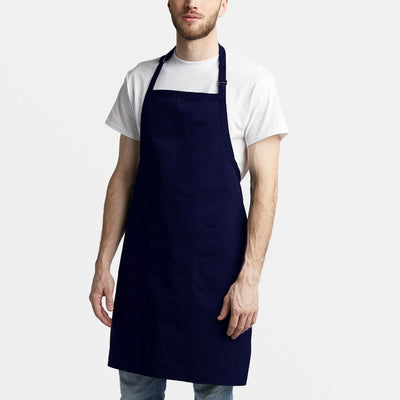 Econo Bib Apron With Two Pockets