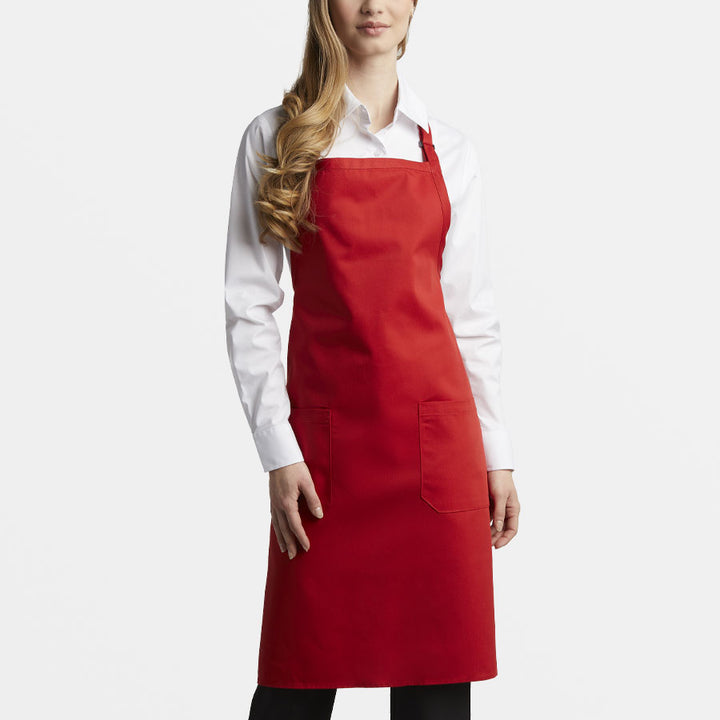 Econo Bib Apron With Two Pockets