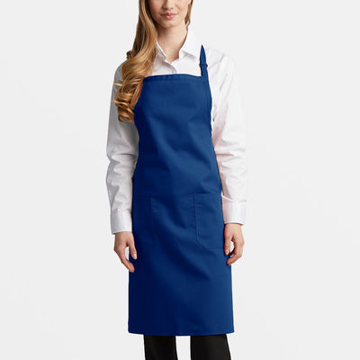 Econo Bib Apron With Two Pockets