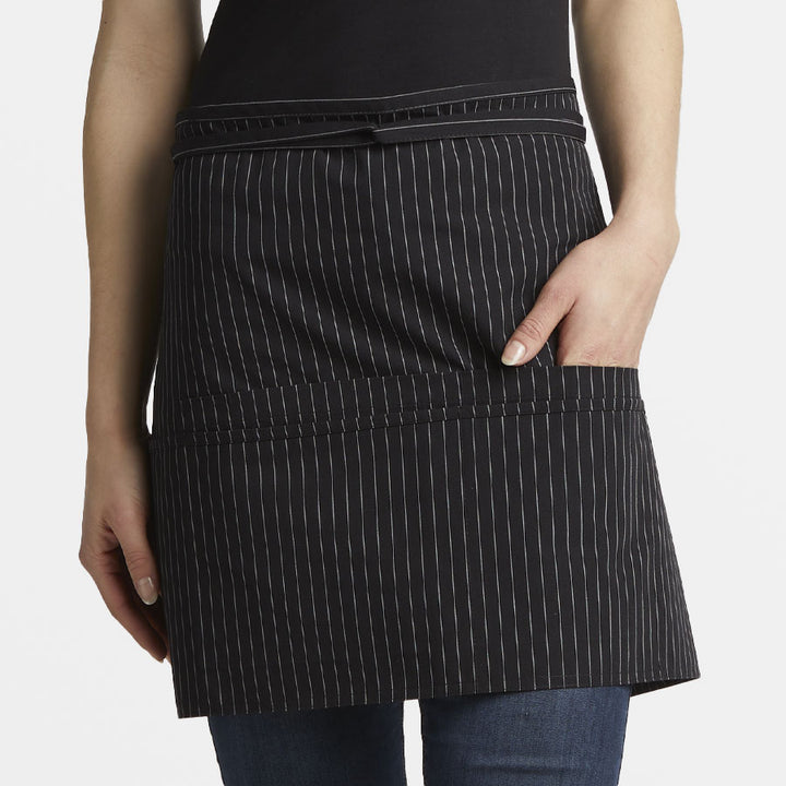 Gangster Stripes 6 Pockets Waist Apron