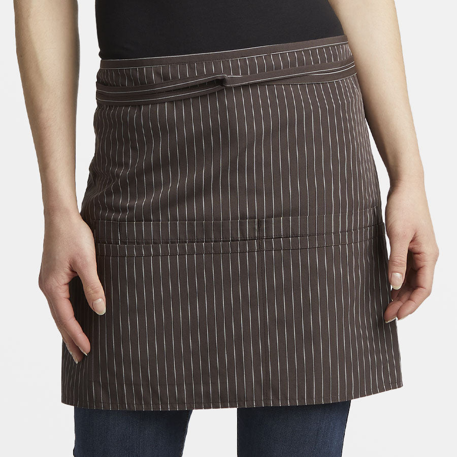 Gangster Stripes 6 Pockets Waist Apron