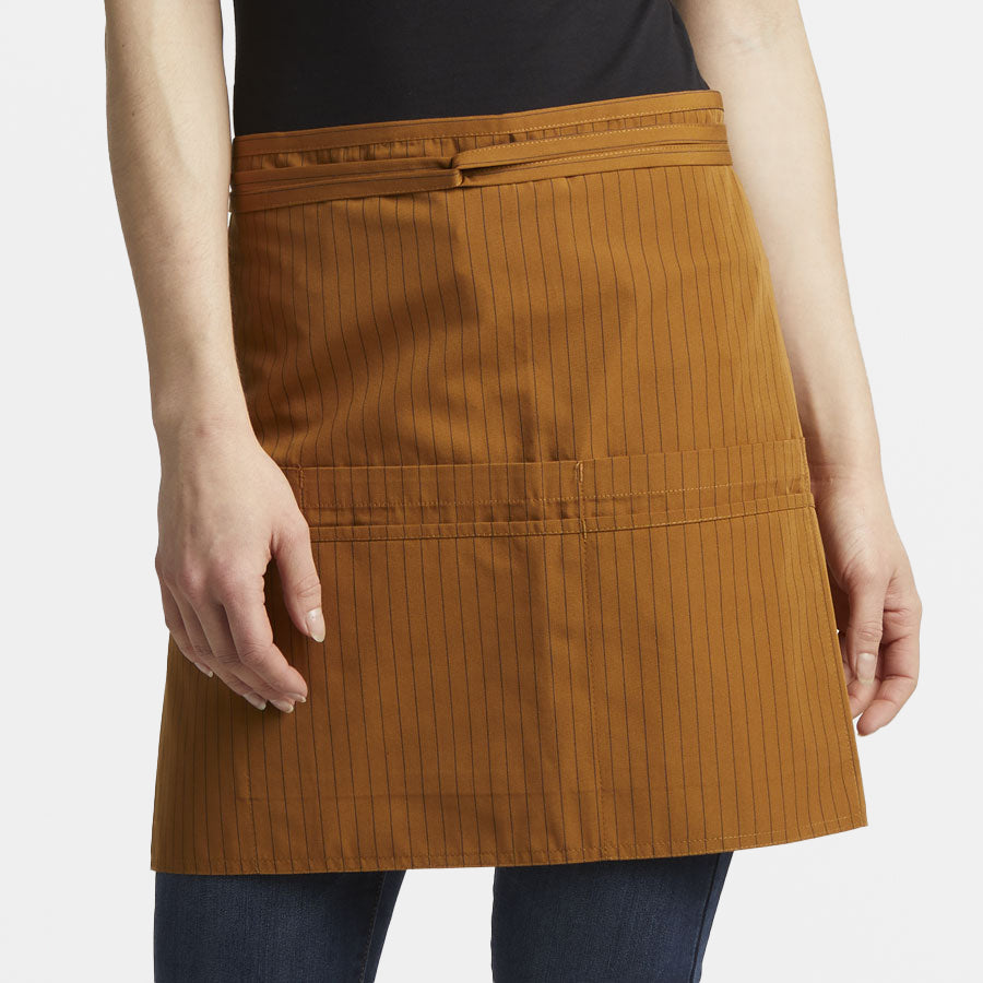 Gangster Stripes 6 Pockets Waist Apron