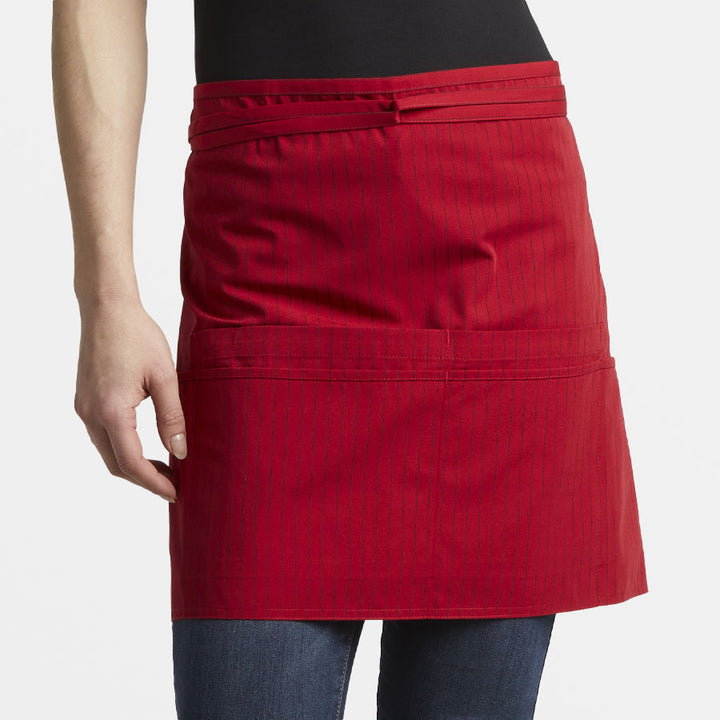 Gangster Stripes 6 Pockets Waist Apron