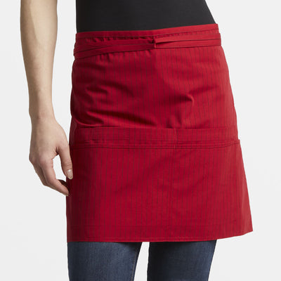 Gangster Stripes 6 Pockets Waist Apron