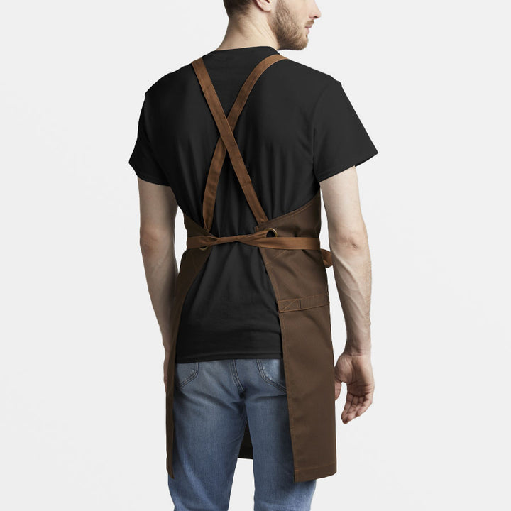 Bib Apron With Crossed Straps