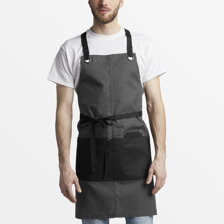 Tablier Bavette Denim Artisan I I Avec Sangles Croisées
