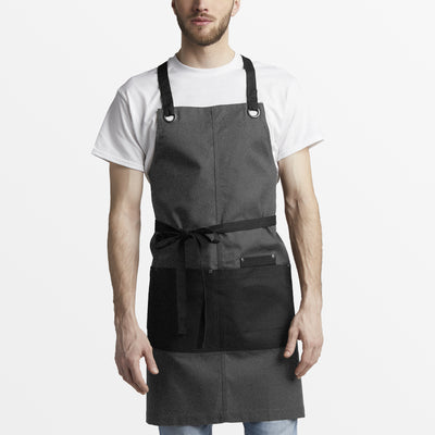 Tablier Bavette Denim Artisan I I Avec Sangles Croisées