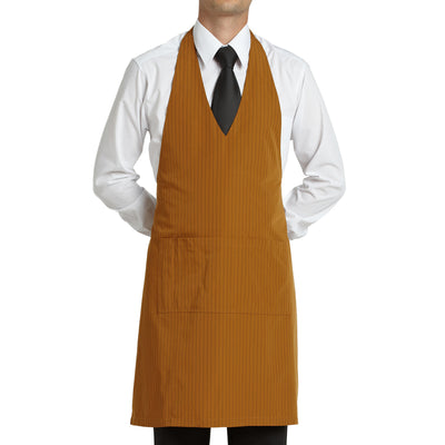 Gangster Stripes V-Neck Bib Apron