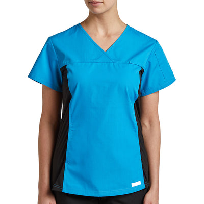 V Neck Scrub Top For Women Mobb