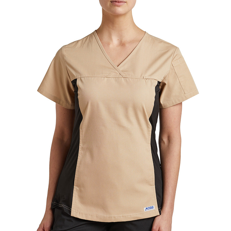 V Neck Scrub Top For Women Mobb