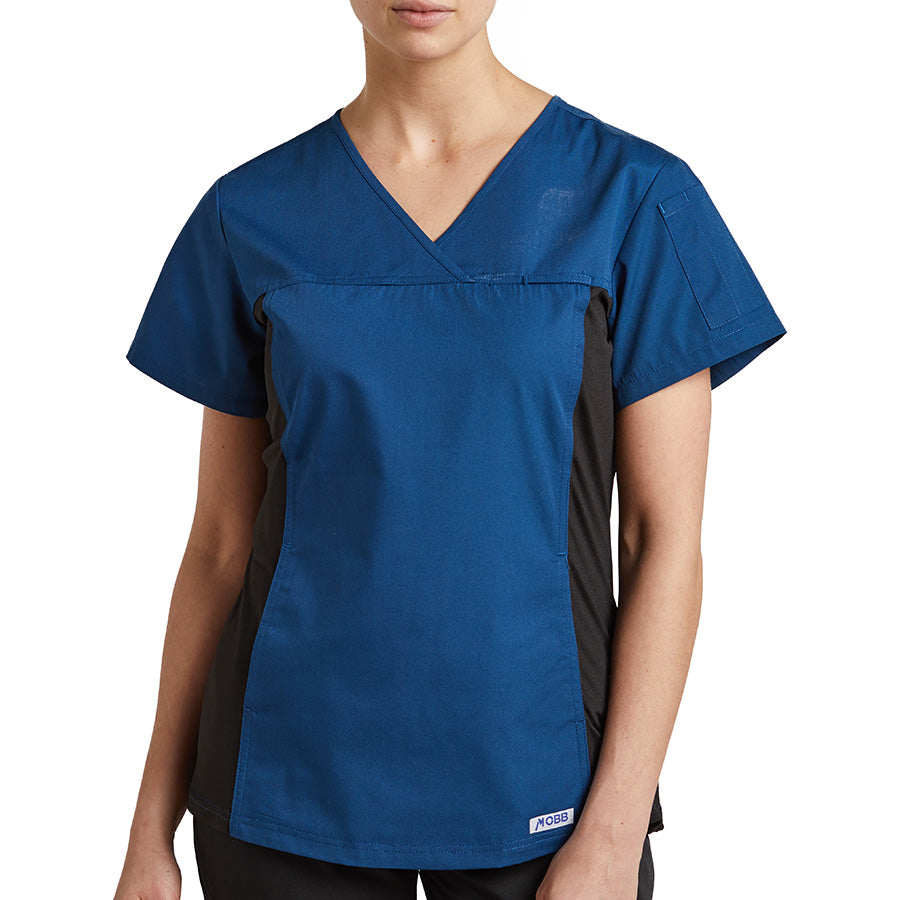 V Neck Scrub Top For Women Mobb