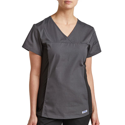 V Neck Scrub Top For Women Mobb