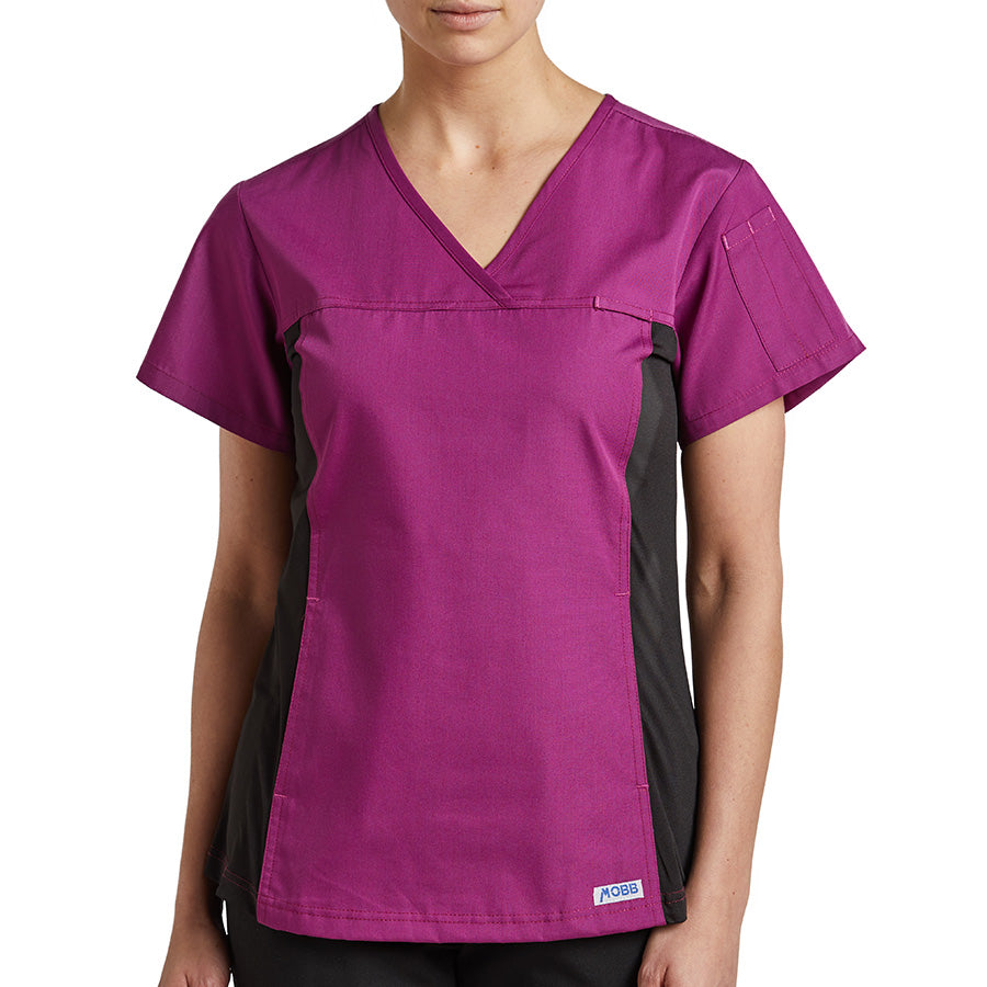 V Neck Scrub Top For Women Mobb