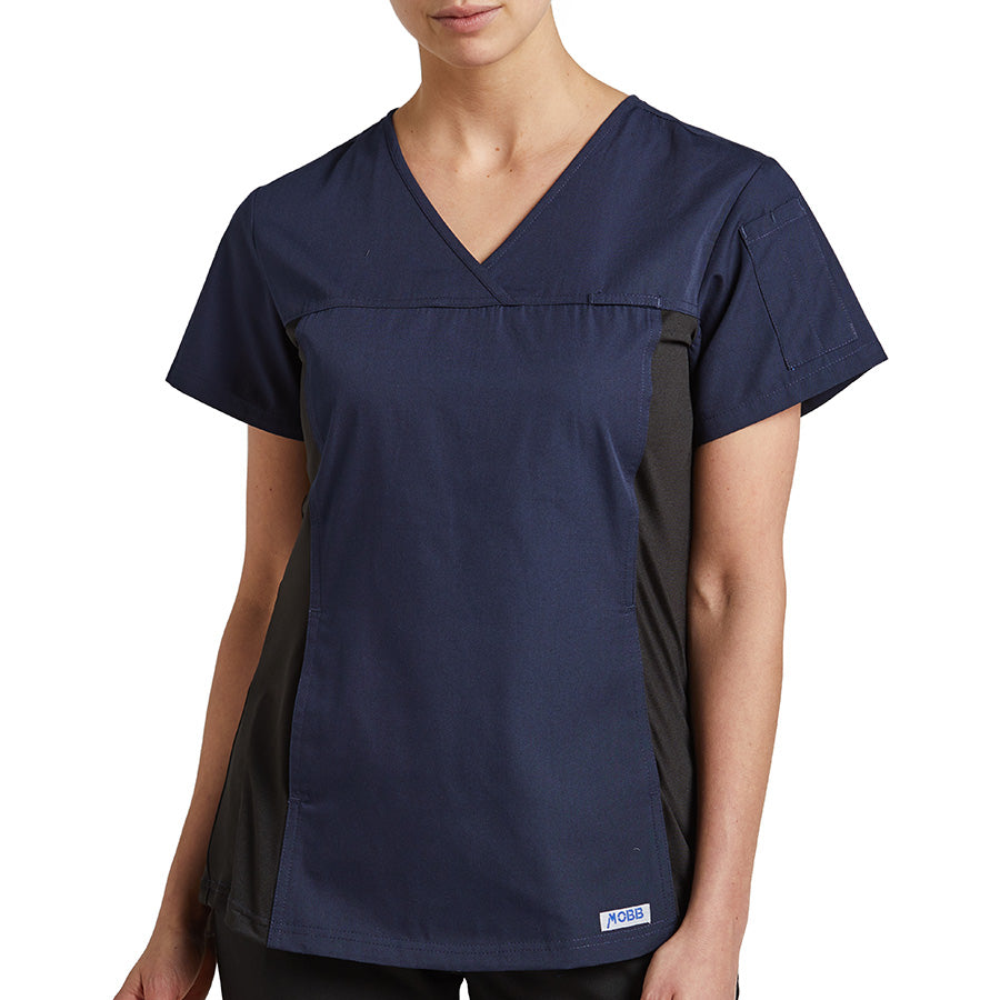V Neck Scrub Top For Women Mobb