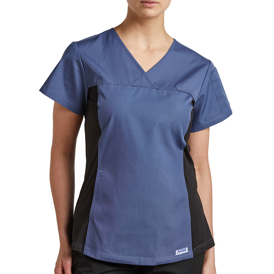 V Neck Scrub Top For Women Mobb