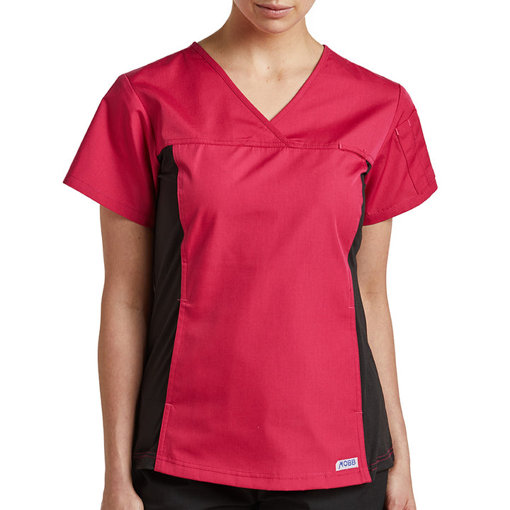 V Neck Scrub Top For Women Mobb