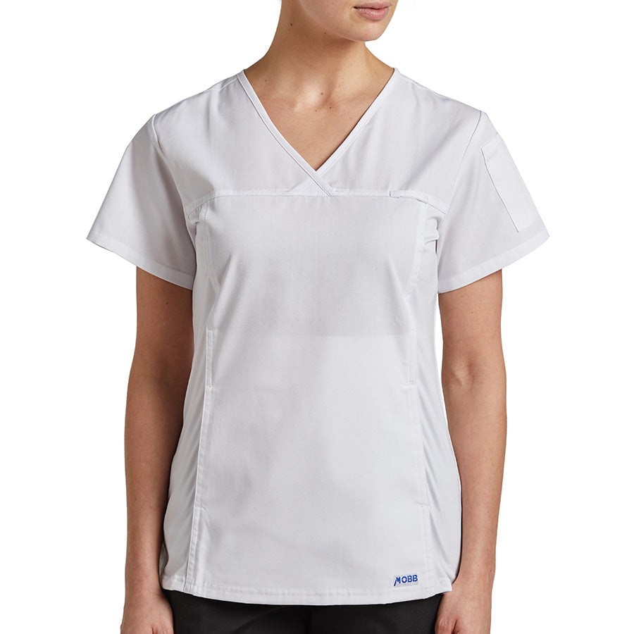 V Neck Scrub Top For Women Mobb