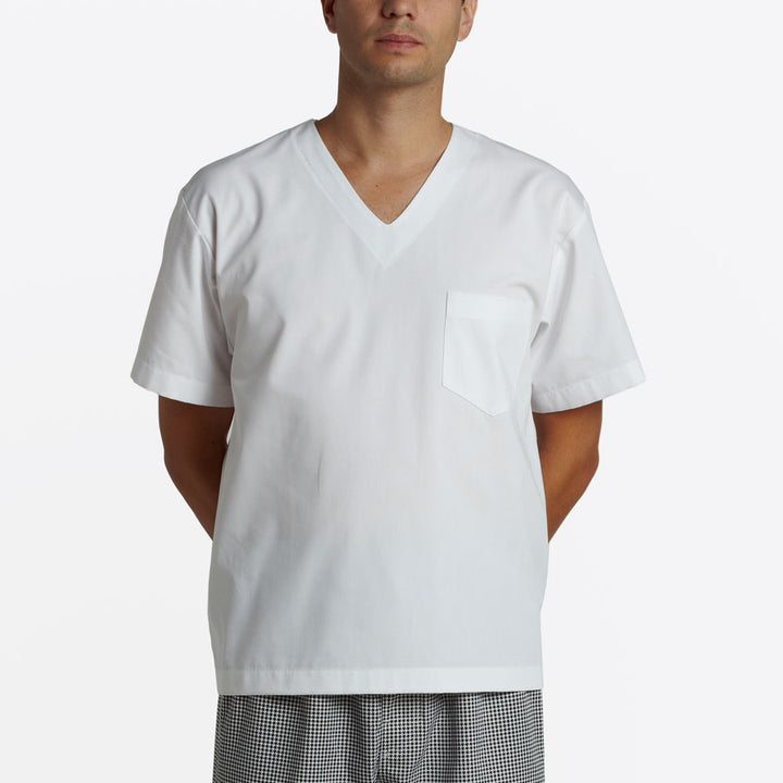 Chemise De Cuisinier Encolure En "V"