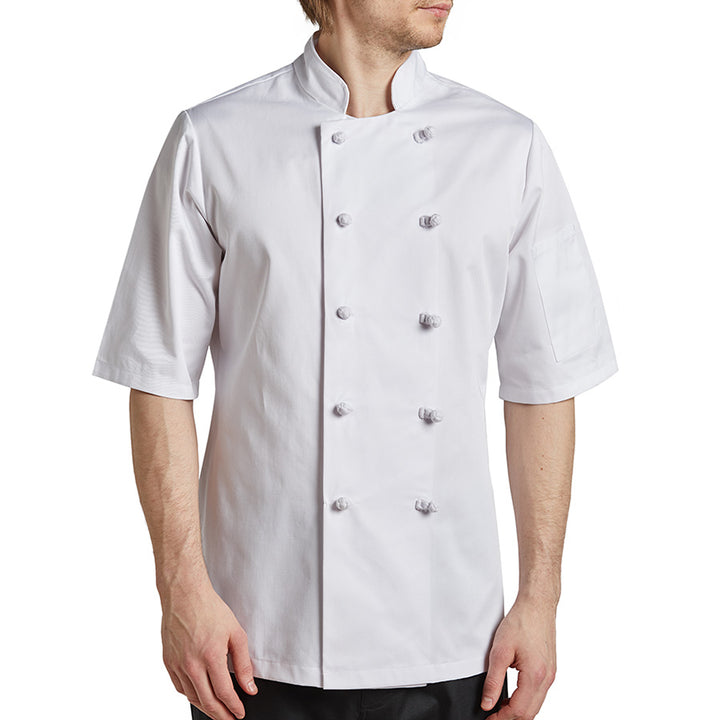 Veste De Chef Internat. I I I (Bout. Tissus) Manches Courtes