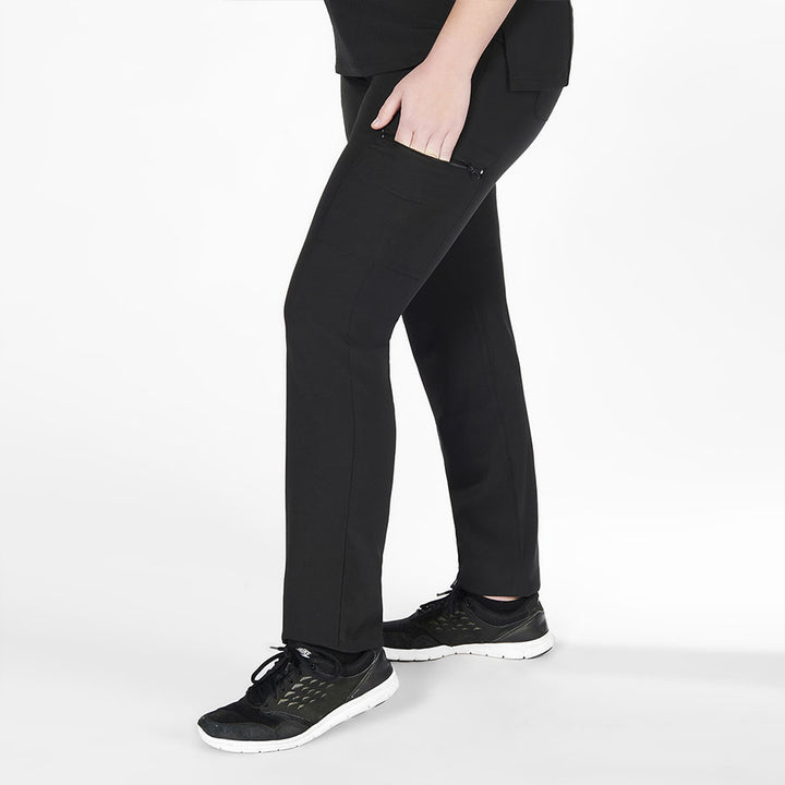 Womens Four-Way Strech Slim Fit Scrub Pants Mobb