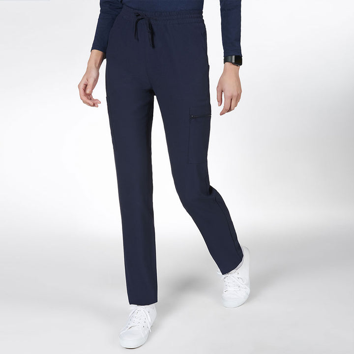 Womens Four-Way Strech Slim Fit Scrub Pants Mobb