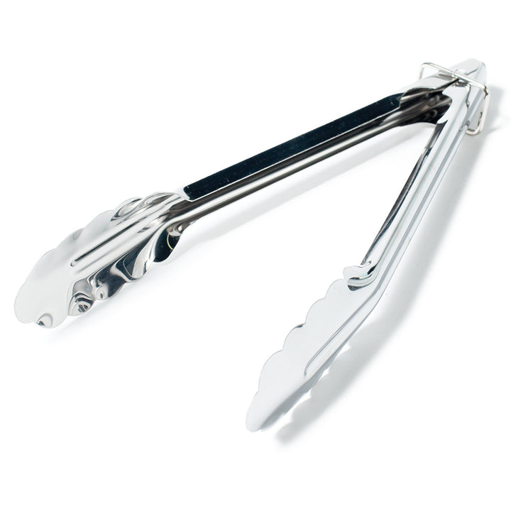Spring Tong 9" With Locking Ring S.S.