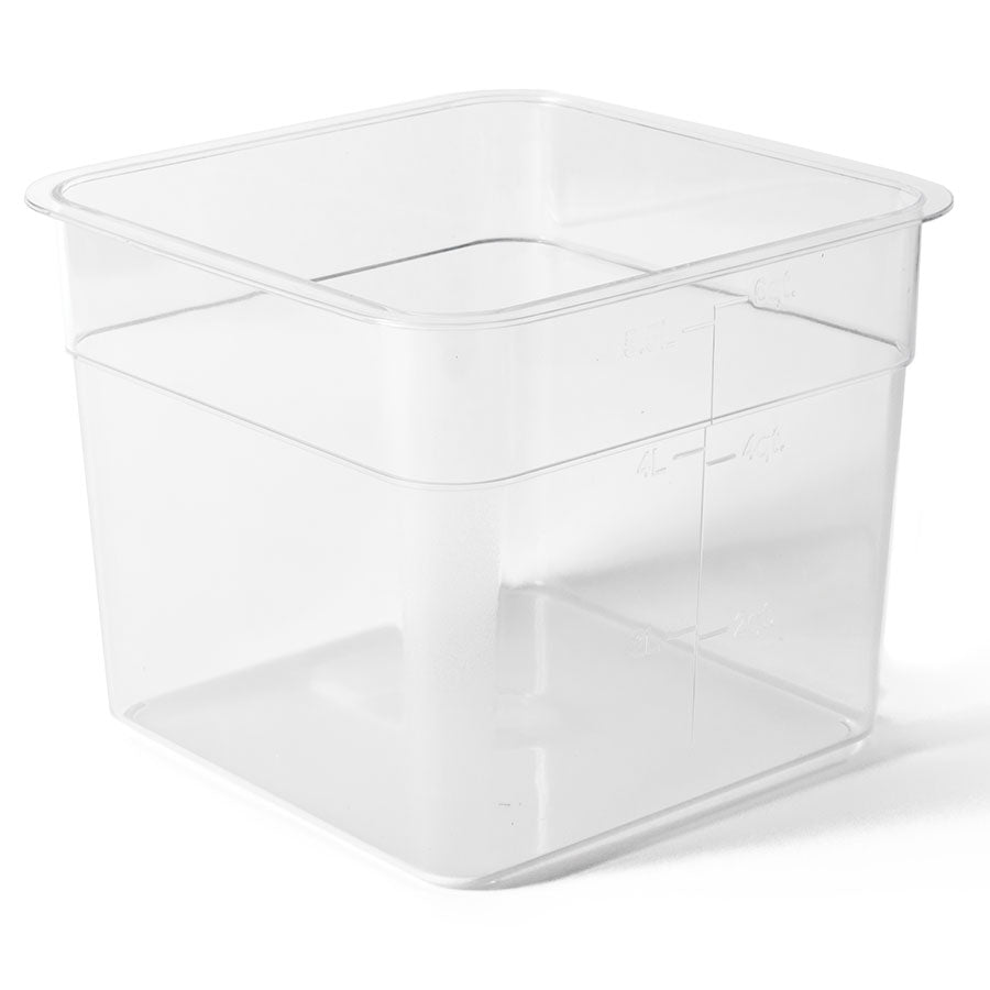 Square Pc Storage Container 6 Qt