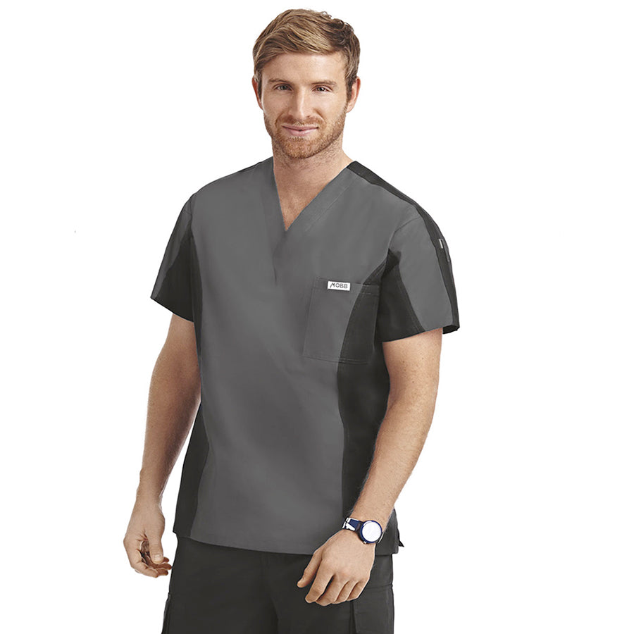 V Neck Scrub Top For Men Mobb